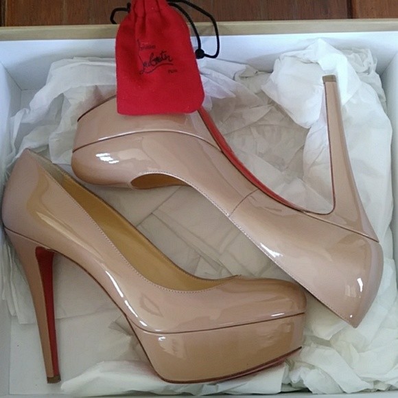 nude high heel pumps